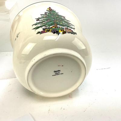 619 Pair of SPODE Christmas Planters