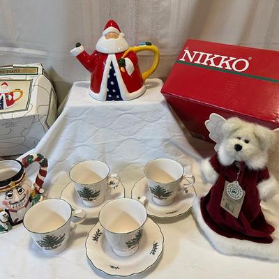 Nikko, Boydâ€™s Bear, mug, teapot