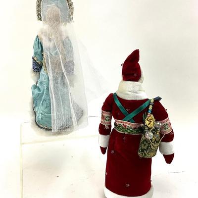 640  Russian Porcelain Bride and Santa