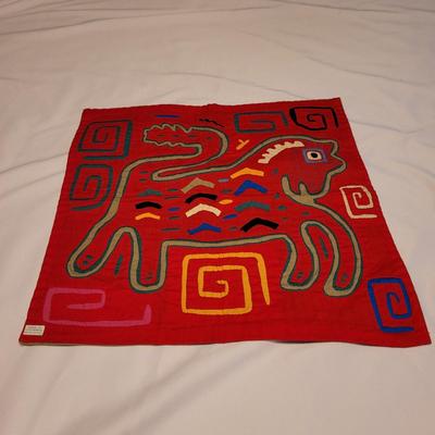 Latin American Hand Sewn Mola Art and Embroidered Folk Art (UB2-CE)