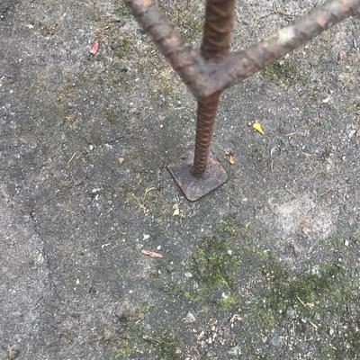Iron Plant Pot & Rebar Garbage Can Holder (BY-MG)