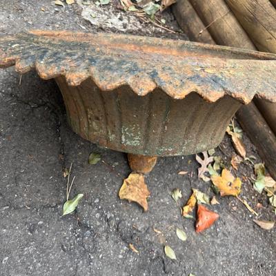 Iron Plant Pot & Rebar Garbage Can Holder (BY-MG)