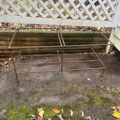 Iron Plant Pot & Rebar Garbage Can Holder (BY-MG)