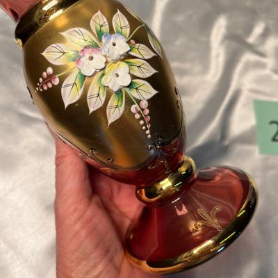 European Vase with enameling