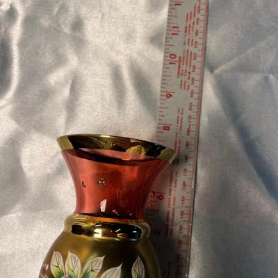 European Vase with enameling