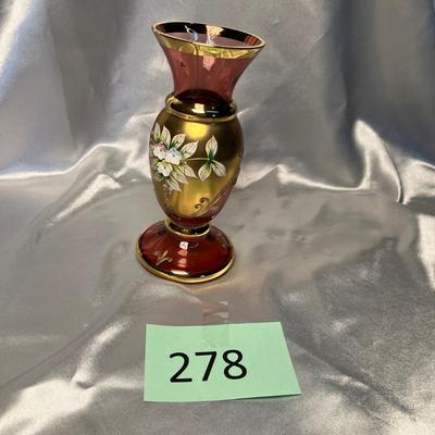 European Vase with enameling