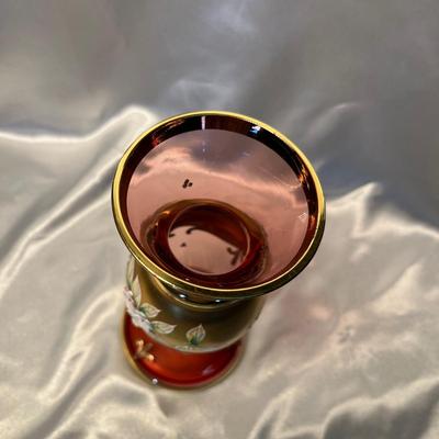 European Vase with enameling