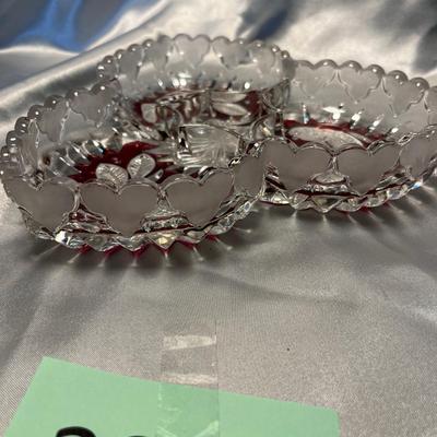 Ruby flash relish bowl