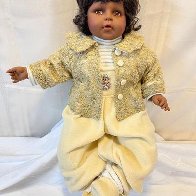 Vintage porcelain doll Tuss collectible