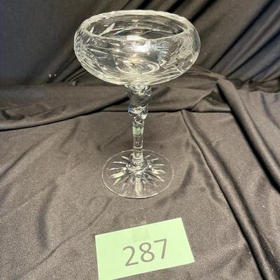 Awesome Cut Glass tall compote