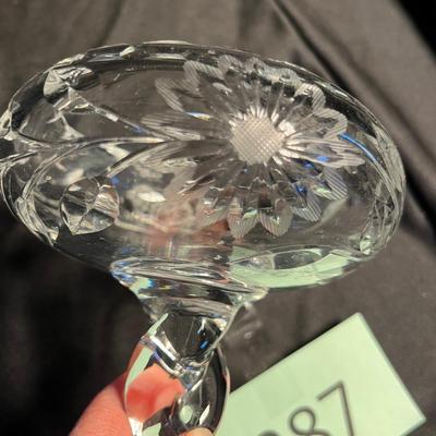 Awesome Cut Glass tall compote