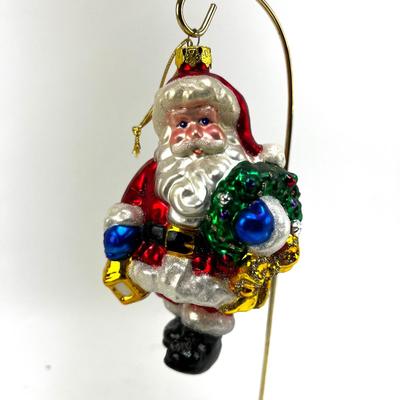 679 Large 6" Christopher Radko Santa Ornament