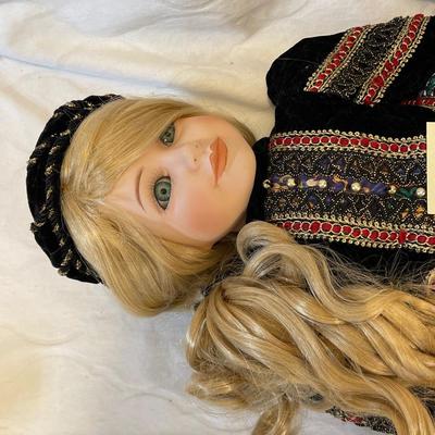 Vintage, porcelain Carol Anne doll