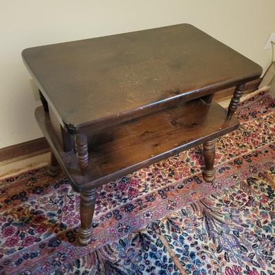 Solid Wood Side Table (BD-DW)