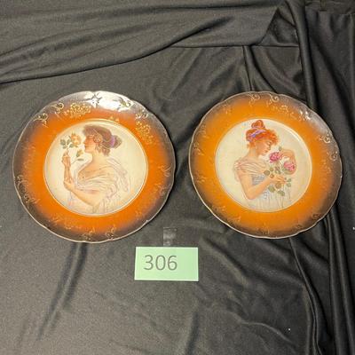 Victorian Ladies plates