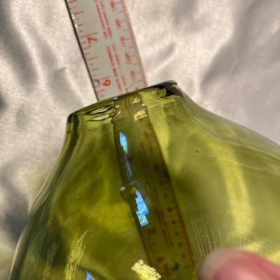 Large Olive green vase