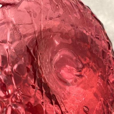 Pilgrim Cranberry vase