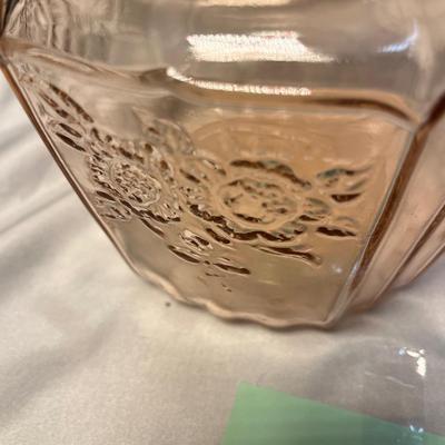 Mayfair Pink Depression Cookie Jar