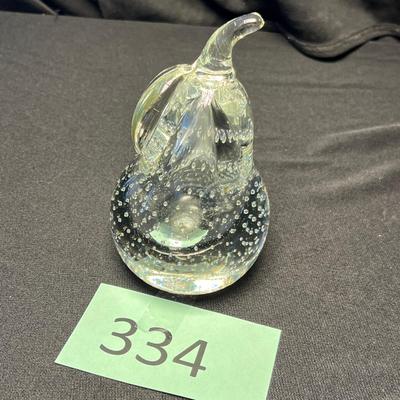Murano Controlled Bubbles Pear