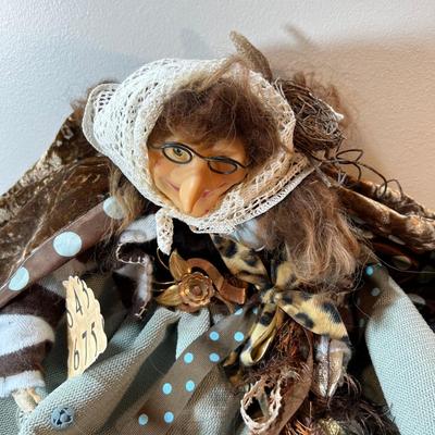Prunella Loo Hand Made Doll, Bird Lady