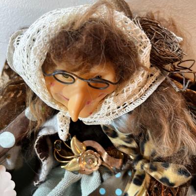 Prunella Loo Hand Made Doll, Bird Lady