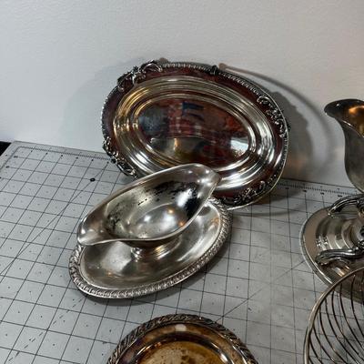 Metal Decorative Serving Items 