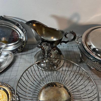 Metal Decorative Serving Items 