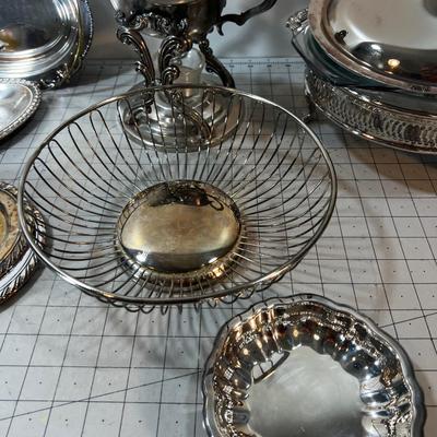 Metal Decorative Serving Items 
