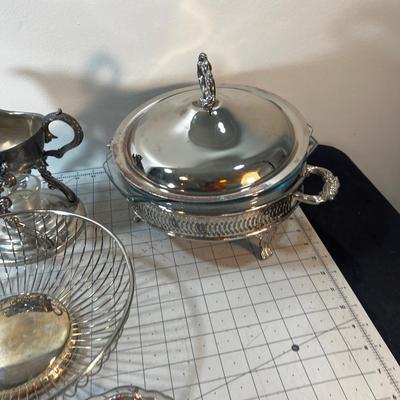 Metal Decorative Serving Items 
