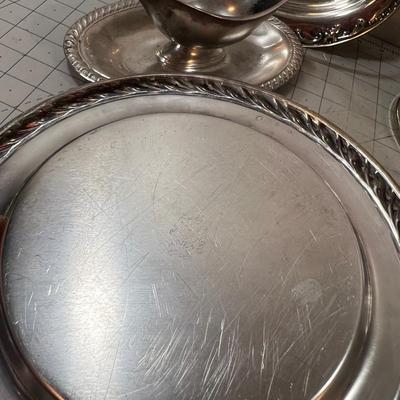 Metal Decorative Serving Items 