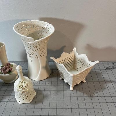 Ivory Colored China (5) Pieces