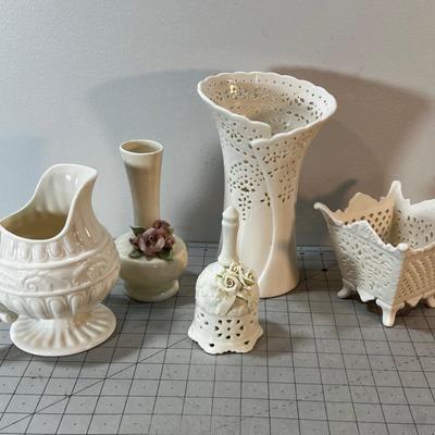 Ivory Colored China (5) Pieces