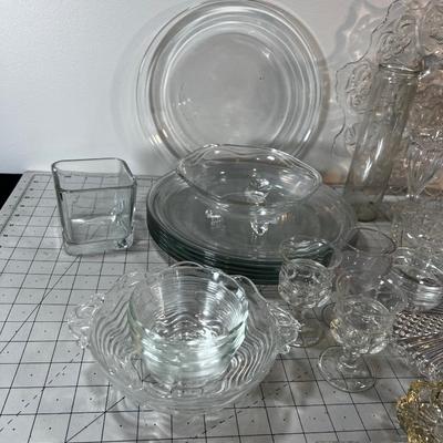Huge Clear Glass Lot