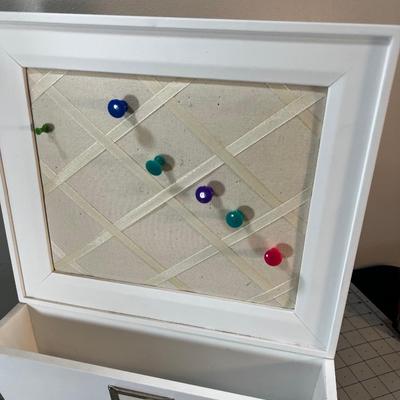 Decorative Light Wood Items: Cork Board and Screen DÃ©cor' 