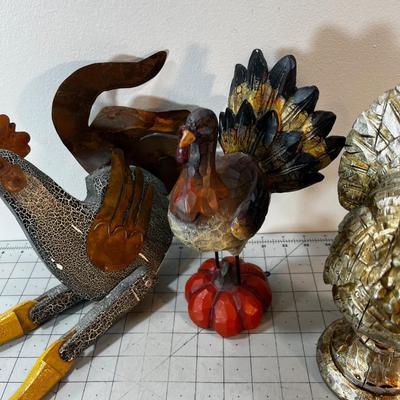 Joined Chicken and 2 Turkeys