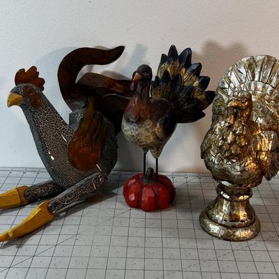 Joined Chicken and 2 Turkeys