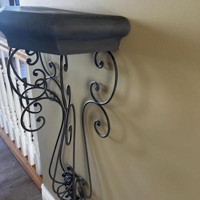 Wrought Iron Metal Wall Sconce 