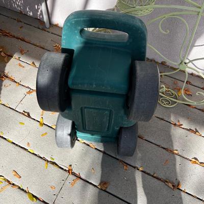 Little Green Plastic Garden Seat