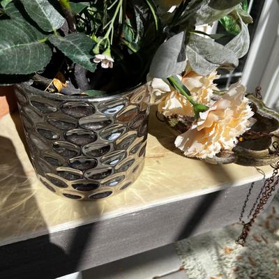 Plants and Faux Florals Outside