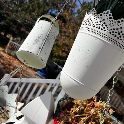Hanging Feeders, pots and decorations