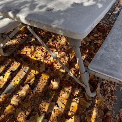 Adult Plastic Folding Picnic Table 