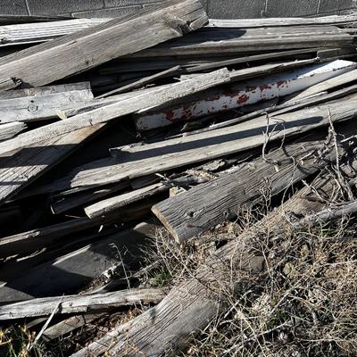 Large Pile of Barn Wood