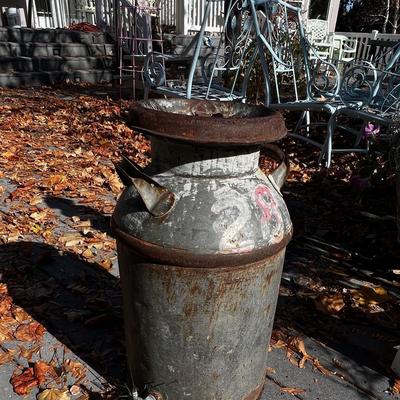 Old Milk Jug with a facet on it