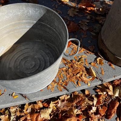 3 Gallon Galvanized Wash Tub