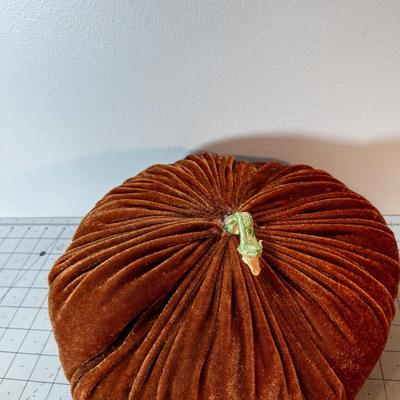 Autumn Gnome and a Pumpkin Plushie 