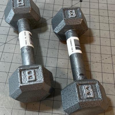 8 lb. Hex Dumbbell Set 
