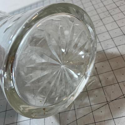 Cut Glass Water Pitcher