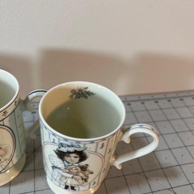 Hagara Coffee Cup Collection of Victorian Children Motif 