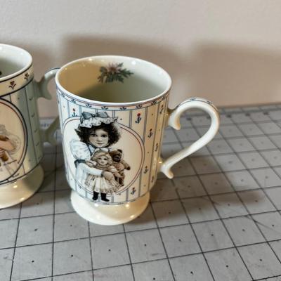 Hagara Coffee Cup Collection of Victorian Children Motif 