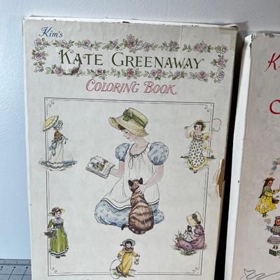 (2) Kim's Coloring Books. NOT Colored in